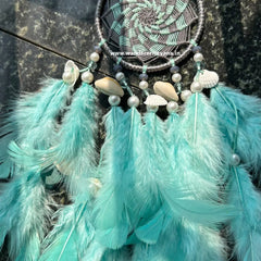 Grey-mint Car Dreamcatcher
