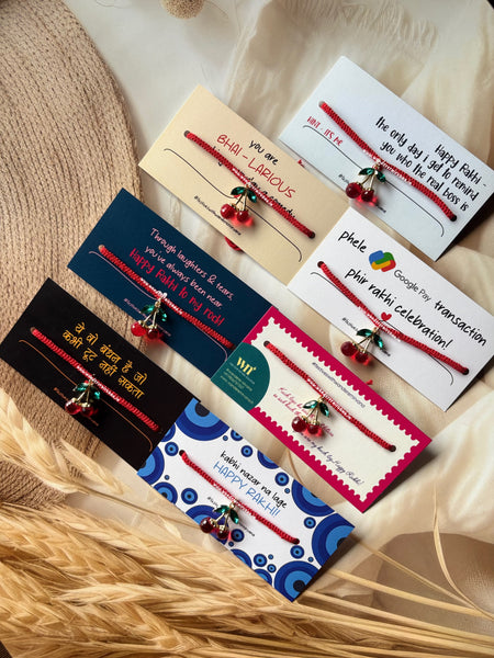 Cherry Charm Rakhi (1 pc)