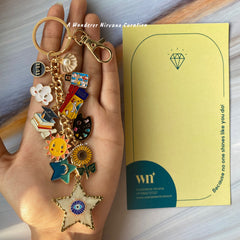 Graduation Travel Universe Evil Eye Bagcharm