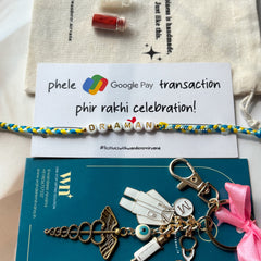 Doctor Name Rakhi  Keychain Combo  1