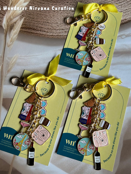 Paris Travel Keychain