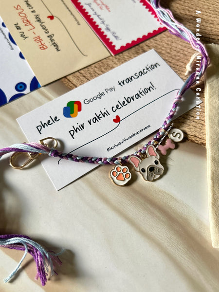 Cute Dog Charm Rakhi Bagcharm