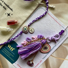 Bhaiya -Bhabhi Boho Lavender Set