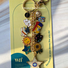 Graduation Travel Universe Evil Eye Bagcharm