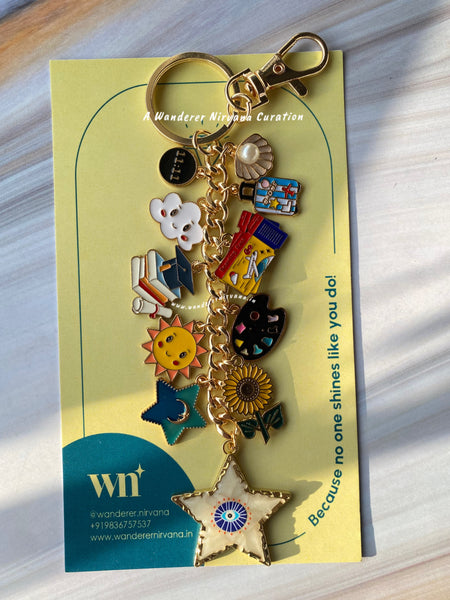 Graduation Travel Universe Evil Eye Bagcharm