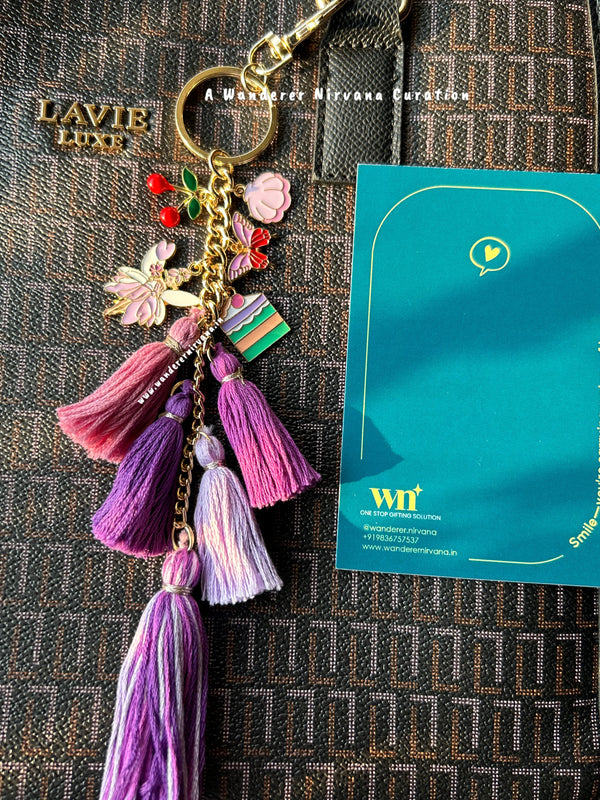 Cherry Fairy Beach Boho Bagcharm