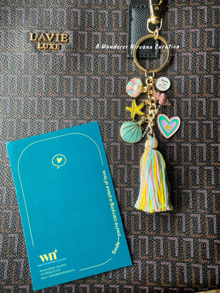 Coral Treasure Keychain