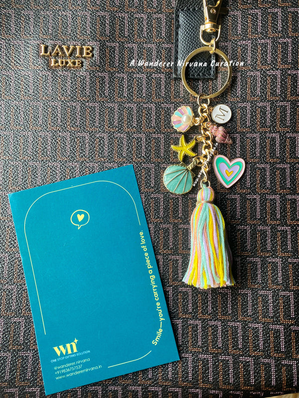 Coral Treasure Keychain