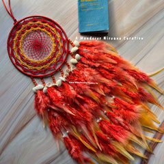 Agni Chakra Red Yellow Dreamcatcher