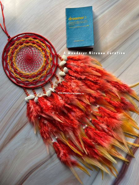 Agni Chakra Red Yellow Dreamcatcher