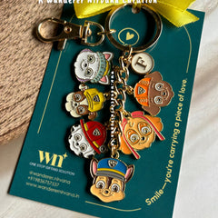 Paw Petrol Personalised Keychain