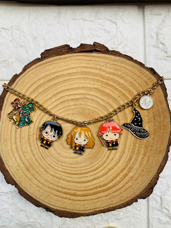 Harry Potter themed Bracelet with intial