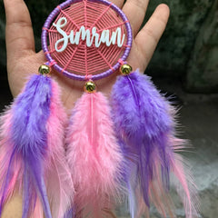 Lavender Blush Mini  Dreamcatcher