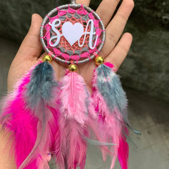 Flamingo Mini Dreamcatcher