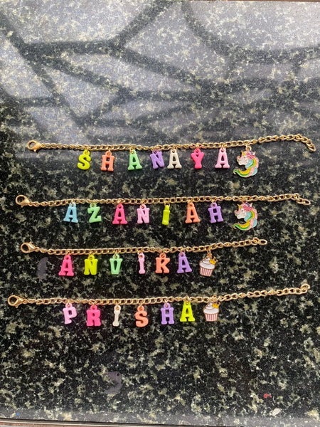 Sprinkler Bracelet with  name