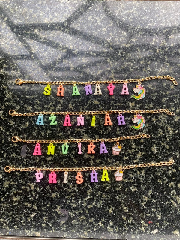 Sprinkler Bracelet with  name