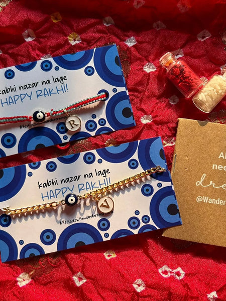 Evil Eye Rakhi Set