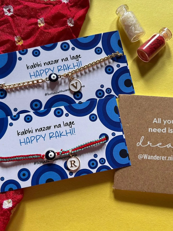 Evil Eye Rakhi Set