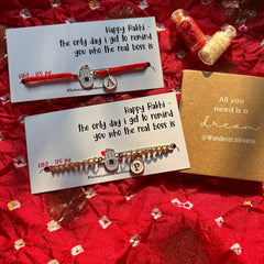 Saanjh Hamsa Rakhi Set