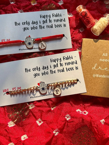 Saanjh Hamsa Rakhi Set