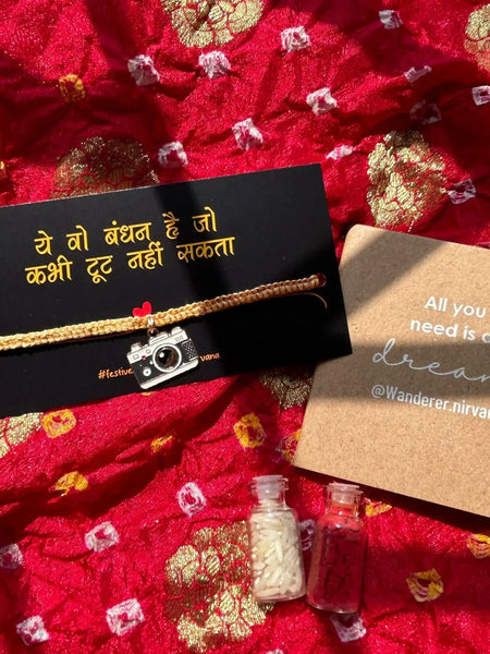 Vintage Camera Rakhi