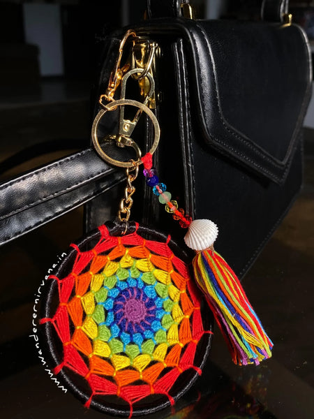 Jashn-ne-Rang Dreamcatcher Keychain