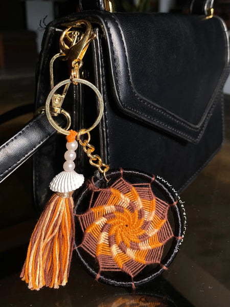 Earthy Tone Dreamcatcher Keychain