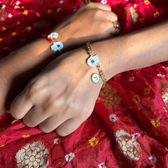 Saanjh Hamsa Rakhi Set