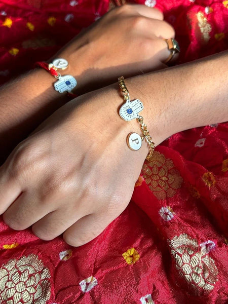 Saanjh Hamsa Rakhi Set