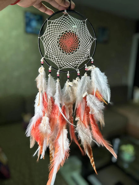 Coral Freshness Dreamcatcher