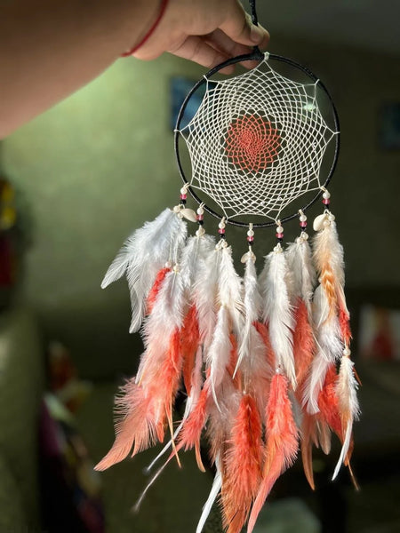 Coral Freshness Dreamcatcher