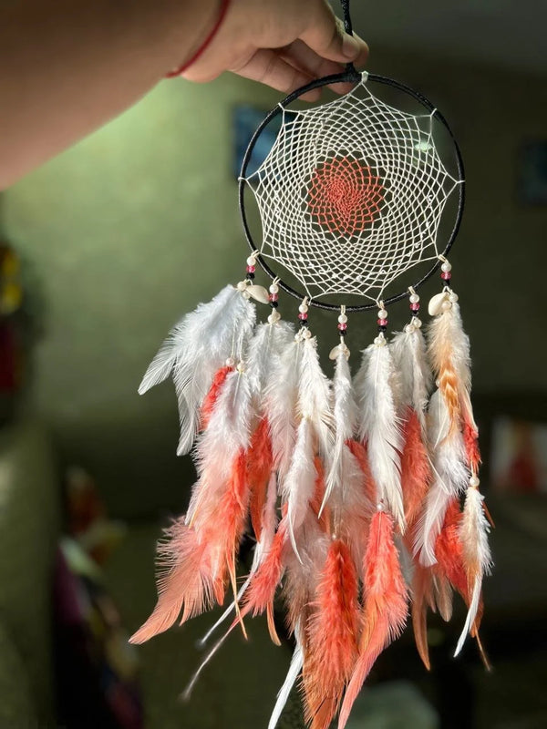 Coral Freshness Dreamcatcher