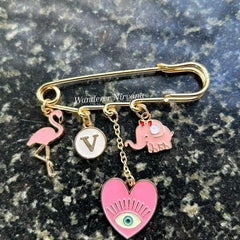 Flamingo Brooch