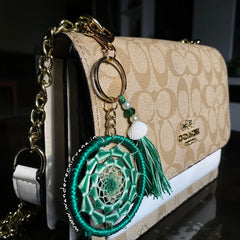 Evergreen Dreamcatcher keychain