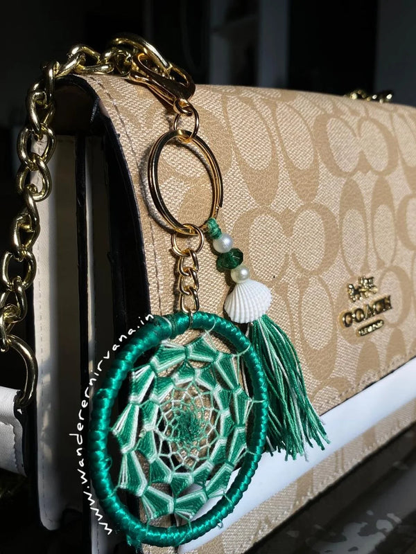 Evergreen Dreamcatcher keychain