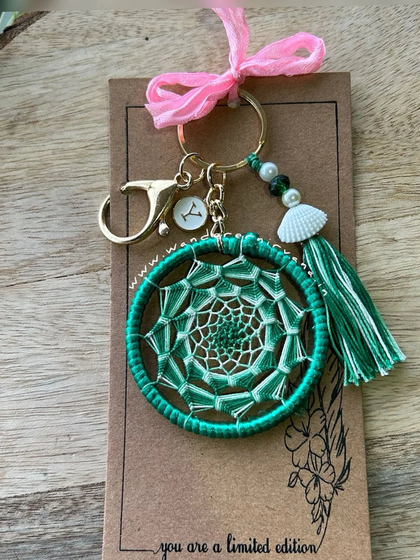 Evergreen Dreamcatcher keychain