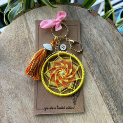 Marigold Dreamcatcher Keychain