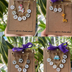 A Personalized Name Brooch