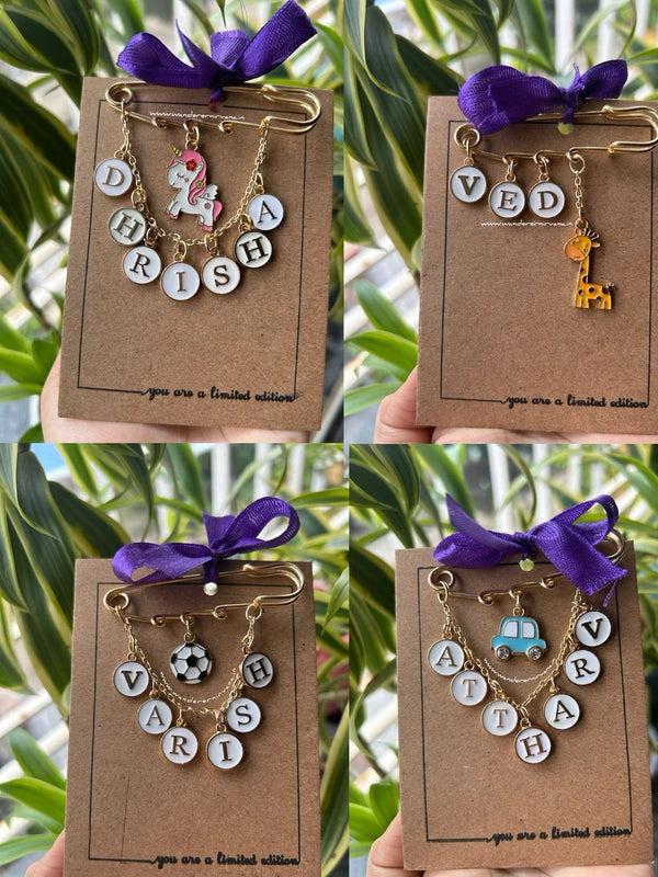 A Personalized Name Brooch