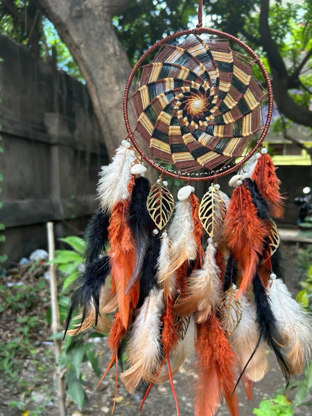 Carmel pinwheel dreamcatcher