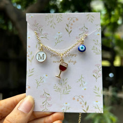 Wine Time neckpiece
