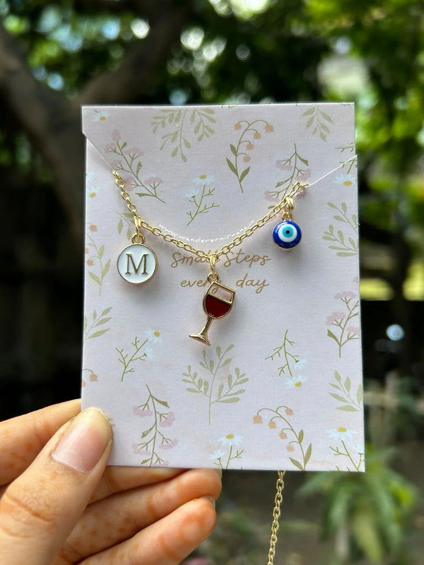 Wine Time neckpiece