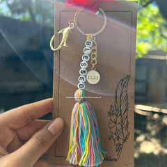 Blessed Boho Keychain