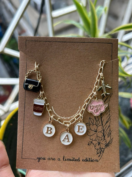 Bae Neckpiece and Bracelet Combo