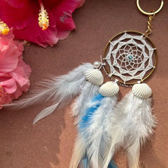 Elsa Dreamcatcher Keychain Handcrafted Elsa Dreamcatcher Keychain Dreamcatcher Keychain for Car, Desk, and Bag