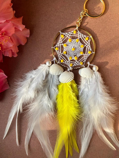 Bumblebee Dreamcatcher keychain
