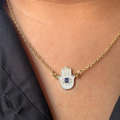Hamsa Neckpiece