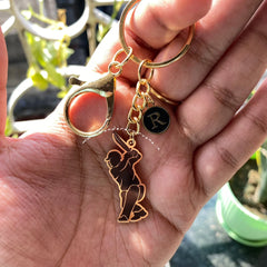 Cricket Keychain Personalized Cricket Keychain with cricketer figure Cricket Keychain made in India