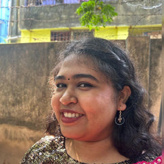 Grey Shankh Earrings