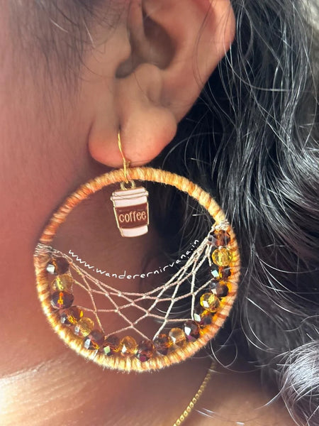 Chai & Coffee Earrings